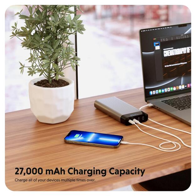 Hyper - HyperJuice 245W USB-C 100Wh Power bank with OLED Display 5