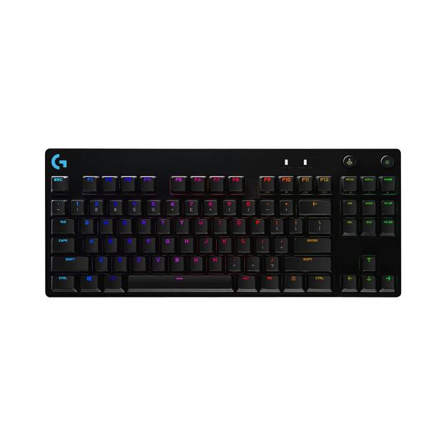 Logitech - PRO Gaming Keyboard - English (UK) - QWERTY Layout - Black - Mechanical Keyswitch - Windows, Mac OS 1