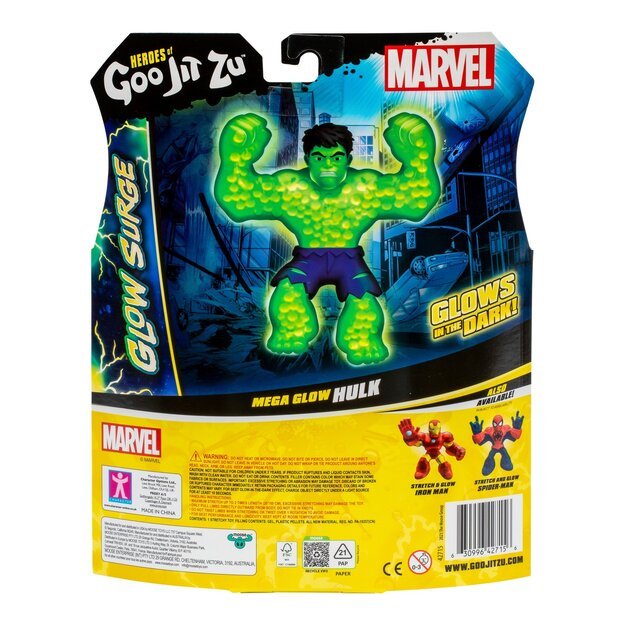 Goo Jit Zu - Marvel Glow Surge Hulk (42715)