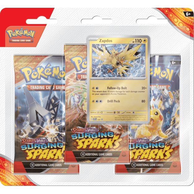 Pokemon - SV8 Surging Sparks Blister 3P (POK85938)
