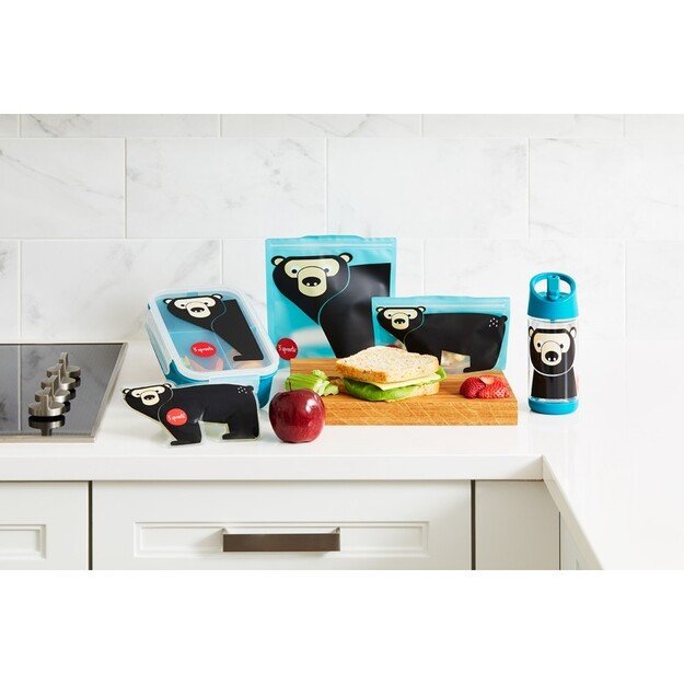 3 Sprouts - Bento Box - Teal Bear 1