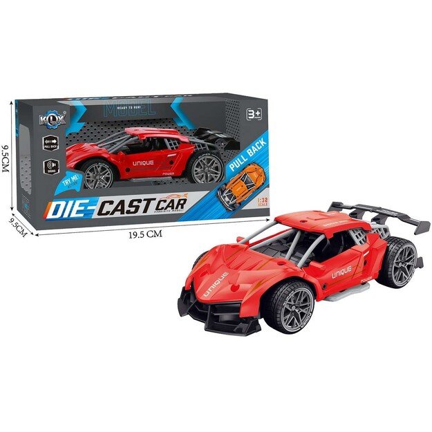 KLX Toys - Pull Back w. Sound - Red (534671) 1