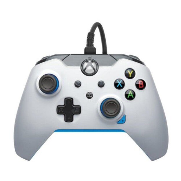 PDP Wired Controller Xbox Series X White - Ion (Blue) 1