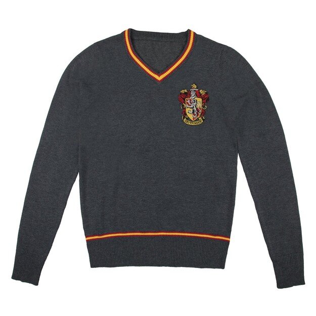 Harry Potter - Gryffindor - Grey Knitted Sweater - Medium