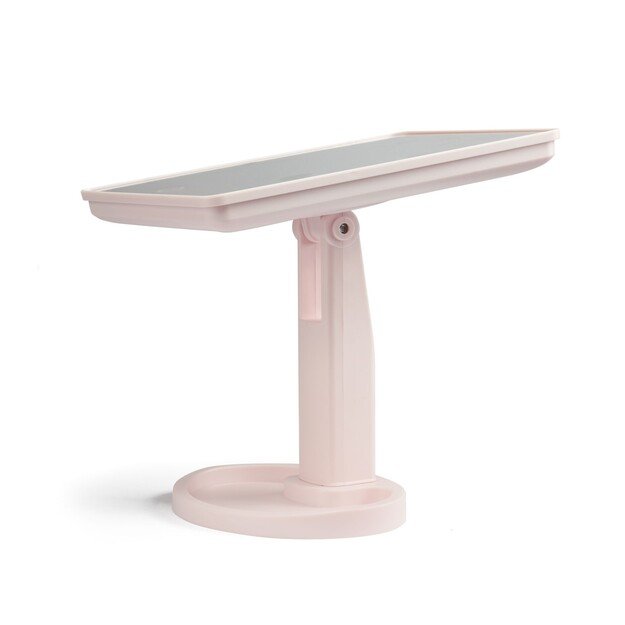 Gillian Jones - Hollywood mirror with Touch, LED light and USB-C - Rosa