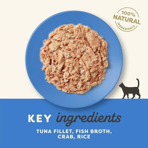 Applaws - Tuna Fillet with Crab in Broth - 70g