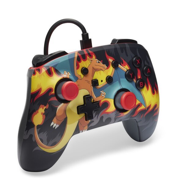 PowerA Enhanced Wired Controller - Charizard Firestorm (Nintendo Switch)