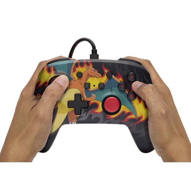 PowerA Enhanced Wired Controller - Charizard Firestorm (Nintendo Switch)
