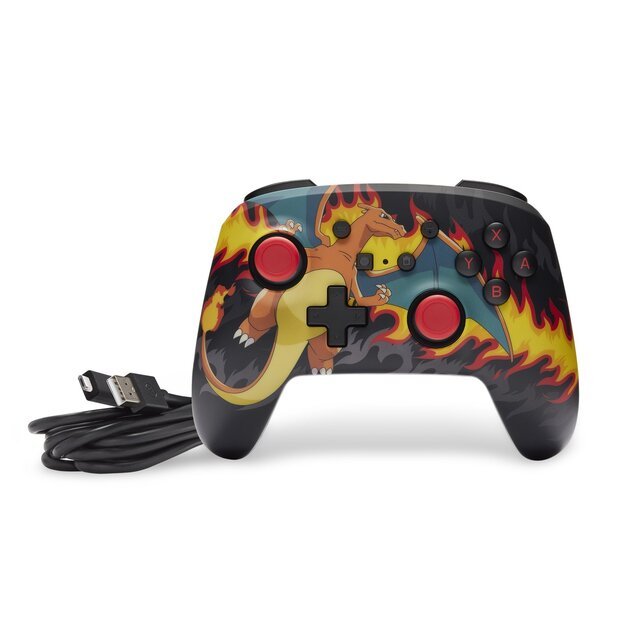 PowerA Enhanced Wired Controller - Charizard Firestorm (Nintendo Switch)