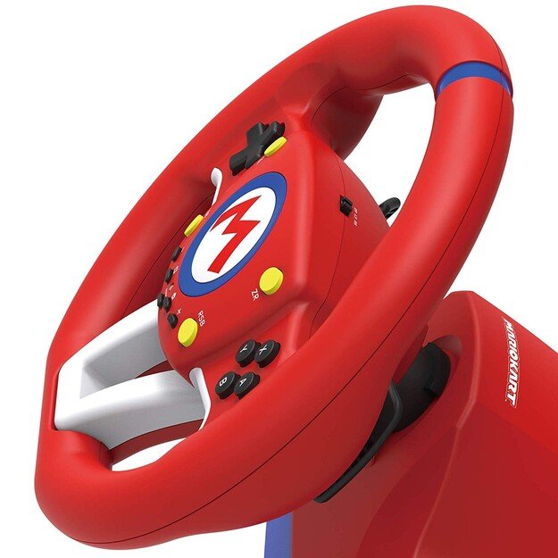 HORI - Mario Kart Racing Wheel Pro Mini + 7-Speed Racing Shifter Bundle For PC (Windows 11/10)