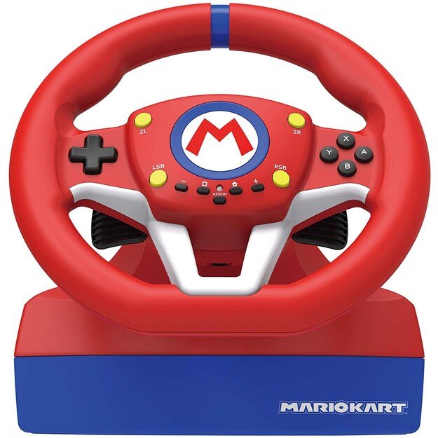 HORI - Mario Kart Racing Wheel Pro Mini + 7-Speed Racing Shifter Bundle For PC (Windows 11/10)