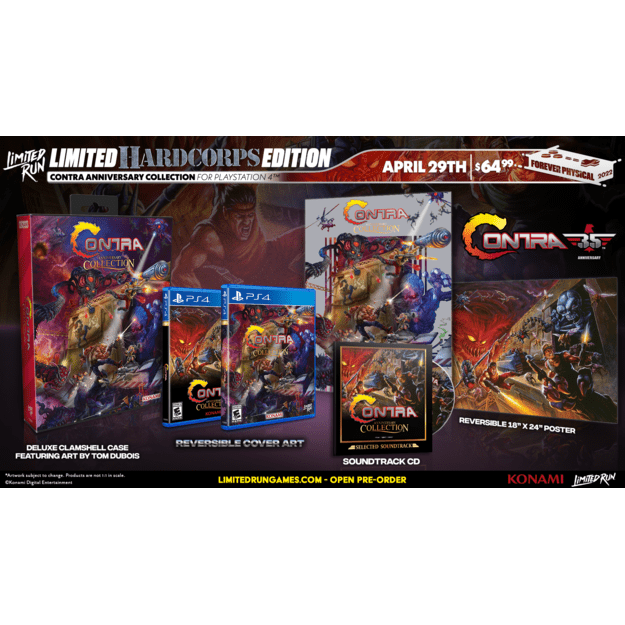 Contra Anniversary Collection Hard Corps Edition

  - PlayStation 4