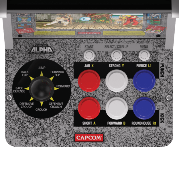 Evercade Alpha Street Fighter Bartop Arcade