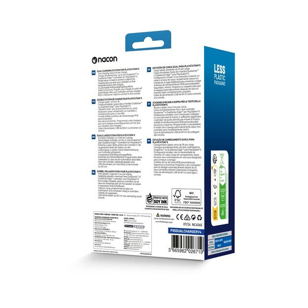 Nacon Controller USB Dual Charger V4 PS5