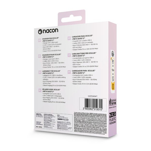 Nacon Nacon Meta Quest 2: A/C Adapter (META QUEST 2)