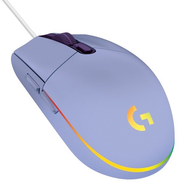 Logitech - G203 Lightsync Gaming Mouse - Lilac