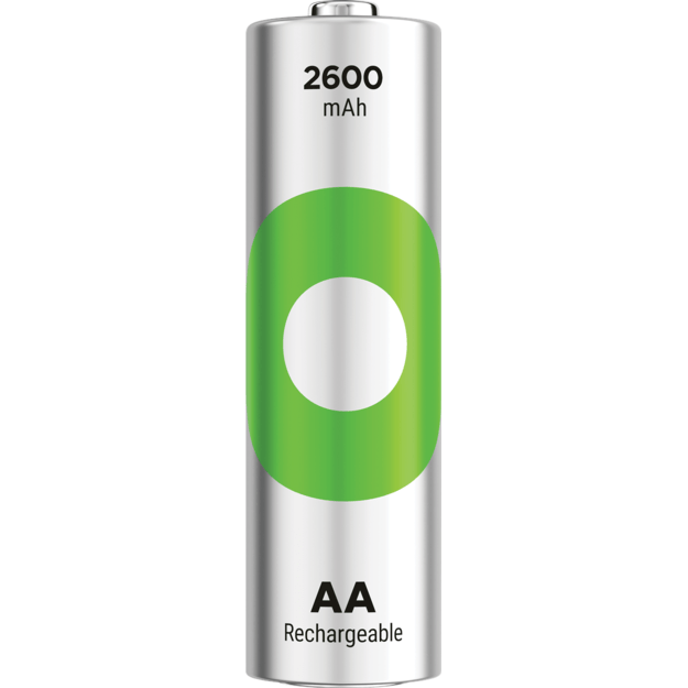 GP - ReCyko Rechargeable Battery  Size AA, 2600 mAh, 4-pack