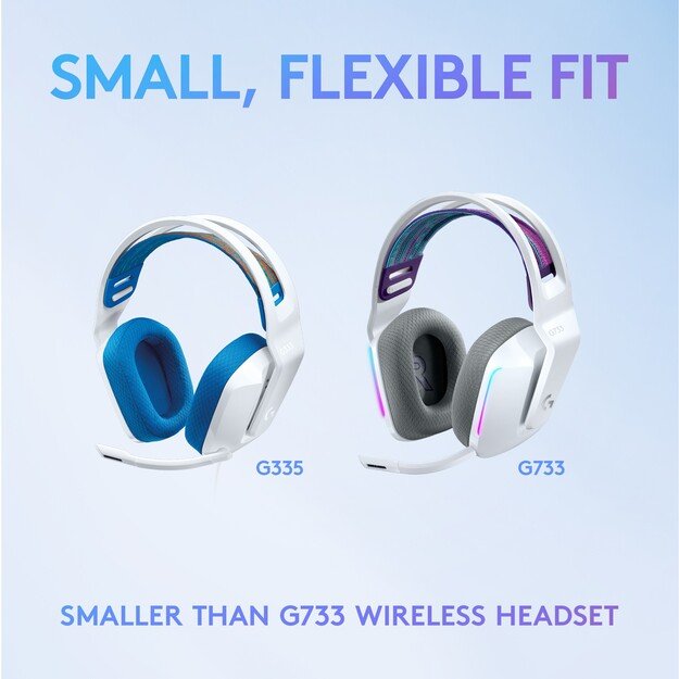 Logitech - G335 Wired Gaming Headset - WHITE