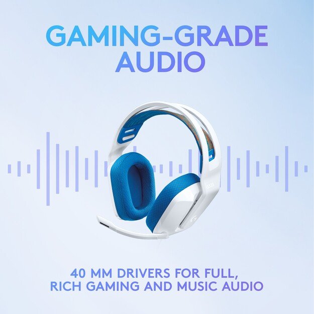 Logitech - G335 Wired Gaming Headset - WHITE