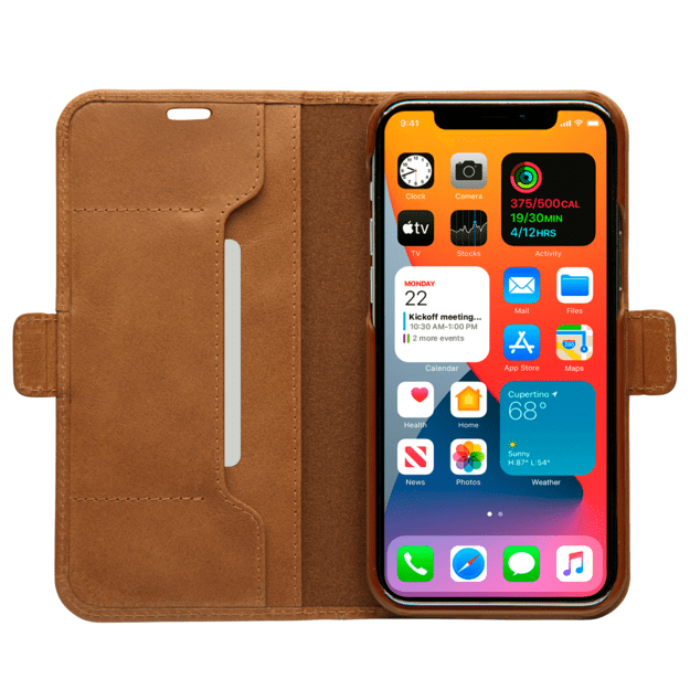 dbramante1928 - Copenhagen Slim Wallet Case - Brown - iPhone 12 Pro Max