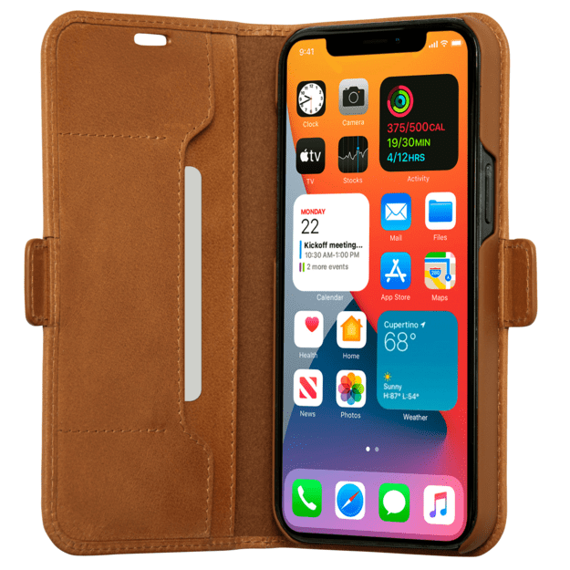 dbramante1928 - Copenhagen Slim Wallet Case - Brown - iPhone 12 Pro Max