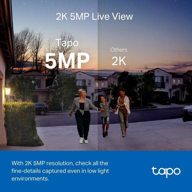 TP-Link - Tapo Smart Video Doorbell Camera Kit /Tapo D230S1