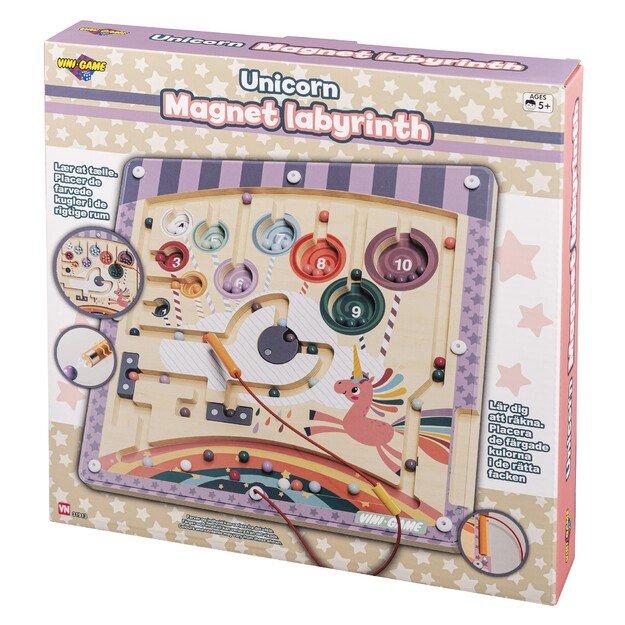 Vini Games - Unicorn Wood/Magnet Game (31913)