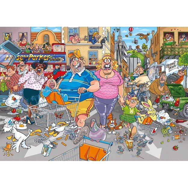 Wasgij - Original 46 - Middle Aisle Madness! (1000 pieces) (1110100505)