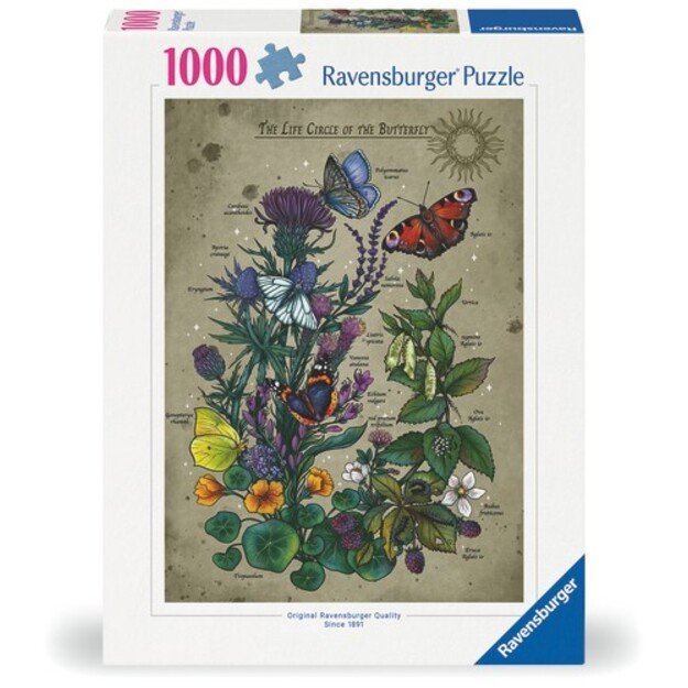 Ravensburger - Lifecircle Butterfly - 1000p (12001435)