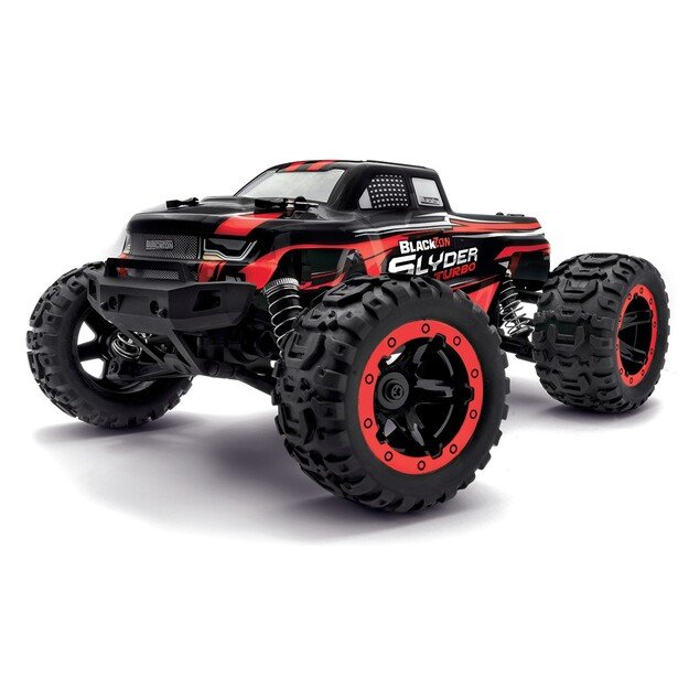 BLACKZON - Slyder MT Turbo 1/16 4WD 2S Brushless - Red (540211)