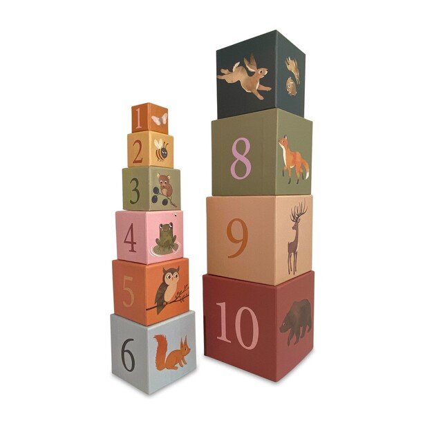 Filibabba - Stacking blocks - Nordic animals (FI-02177)