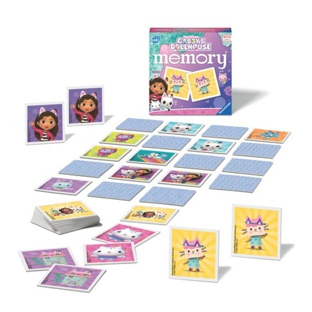 Ravensburger - Gabby’s Dollhouse Mini memory - 48 cards (10620956)
