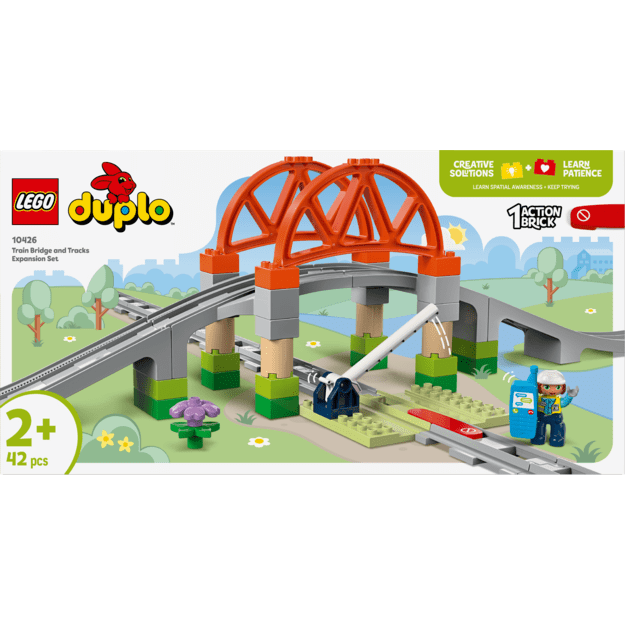 LEGO - DUPLO Town - Train Bridge and Tracks Expansion Set (10426) 2