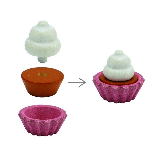 Plantoys - Cupcake set (3626)