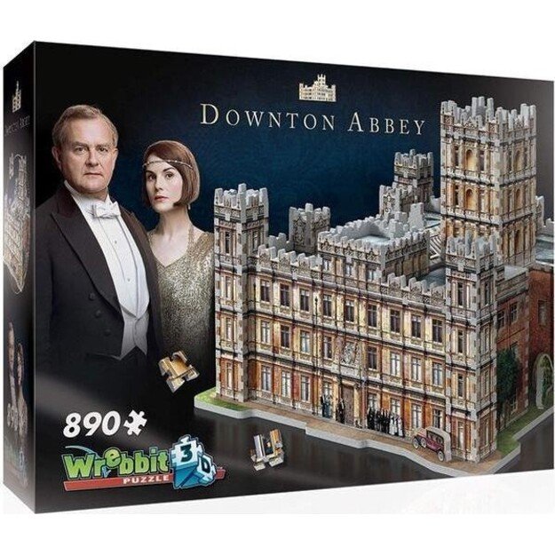 Wrebbit 3D Puzzle - Downton Abbey, 890 pc (40970032)