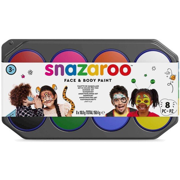 SNAZAROO - Makeup colour palette 8x18ml ass. colours (791060)
