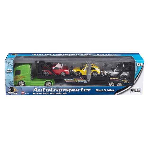 Speed Car - Autotransporter w/ 3 cars (40776)