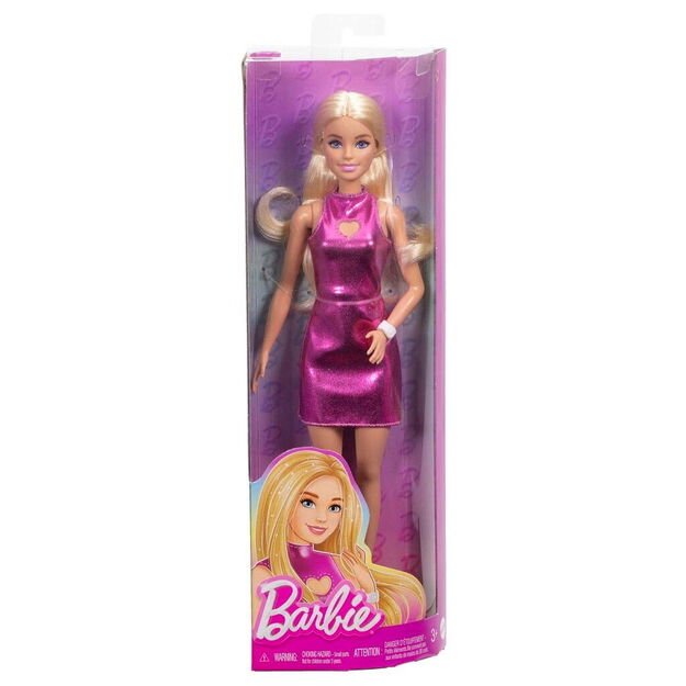 Barbie - Fashionista Doll Pink Dress Heart Cutout - (960-2505)