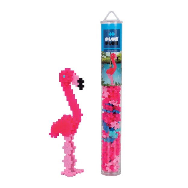 Plus-Plus - Flamingo / 100 pcs Tube (4242)