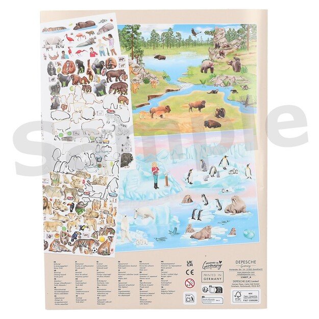 Trend - Create your ZOO Colouring Book (413607)
