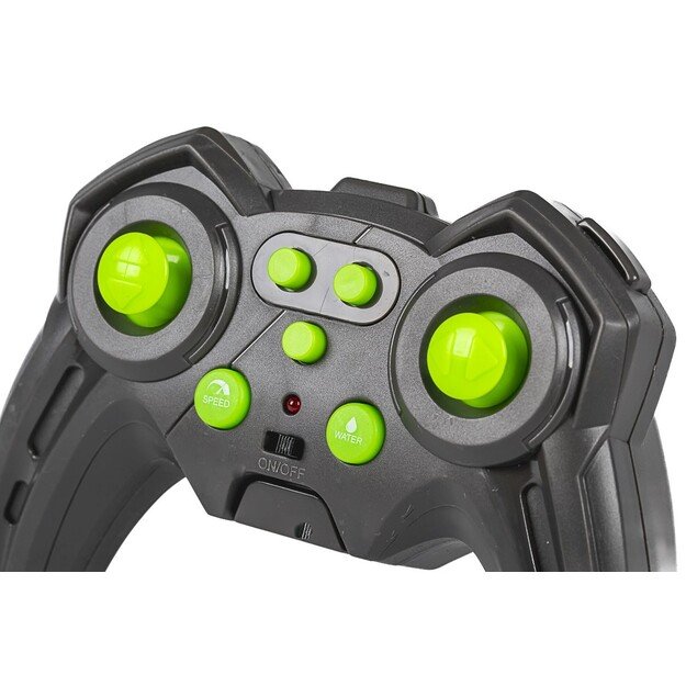 TEC-TOY - Water Shooting R/C car 2,4GHz, 7,4V 500mAh - Green (534646)