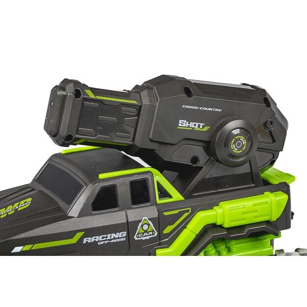 TEC-TOY - Water Shooting R/C car 2,4GHz, 7,4V 500mAh - Green (534646)