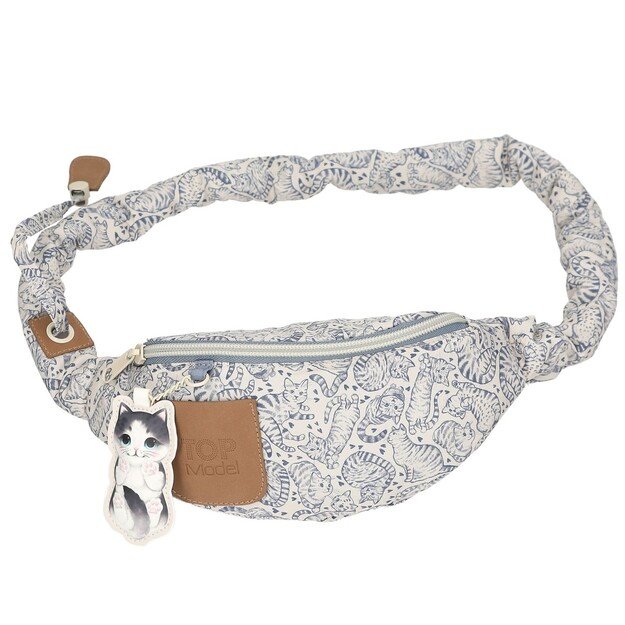 Topmodel - Crossbag CAT LOVE - Light Blue and Cream (413274)