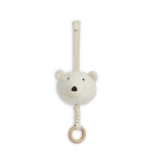 Smallstuff - Music mobile, wool bouclé, off white (40011-40)