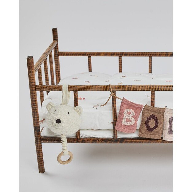 Smallstuff - Music mobile, wool bouclé, off white (40011-40)