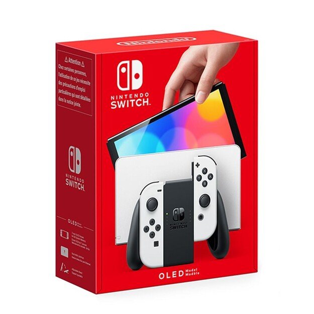 Nintendo Switch OLED Console with Joy-Con Black & White