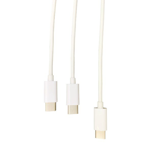 Steelplay Dual Play & Charge Cable For Ps5 Controllers - Whi