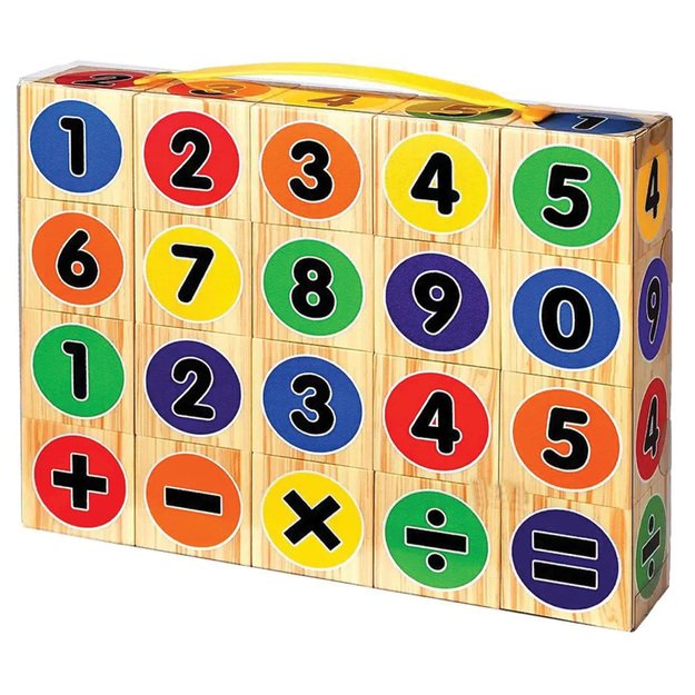 EDUCATIONAL FOAM BLOCKS LEARNING MATHEMATICS FOR CHILDREN 20 PIECES