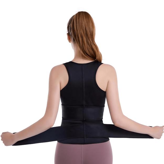 KAMIZELKA NEOPRENOWA FITNESS DAMSKA ODCHUDZAJĄCA SPORTOWA TRENINGOWA S  18