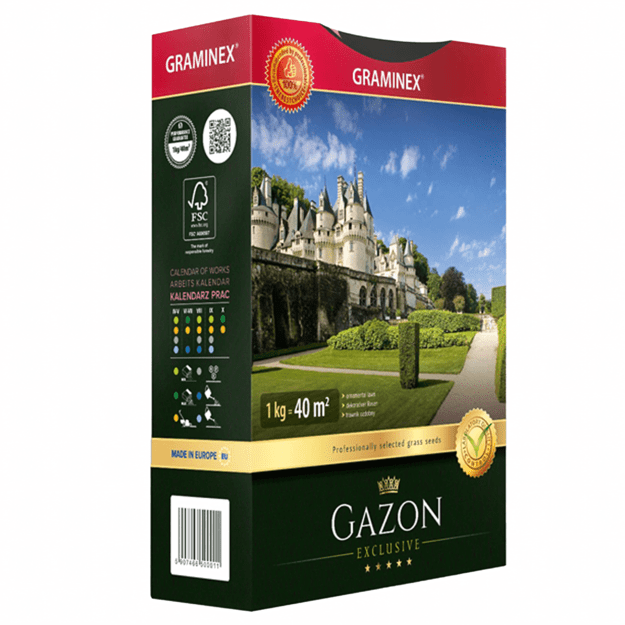 Aukščiausios kokybės žolės sėklos vejoms įkurti, vejai persėti, 1 kg, 40 m